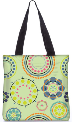

Snoogg Indian Pattern Poly Canvas Fashion Handbag Shopping Shoulder Lunch Tote Bag For Women 22880 Multipurpose Bag(Multicolor, 5 L)