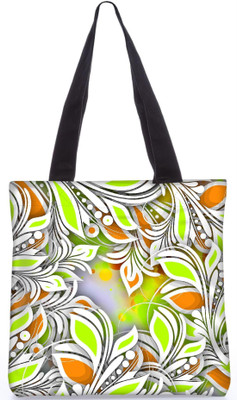 

Snoogg Indian Pattern Poly Canvas Fashion Handbag Shopping Shoulder Lunch Tote Bag For Women 21506 Shoulder Bag(Multicolor, 5 L)