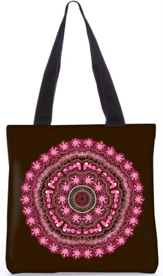 

Snoogg Indian Pattern Poly Canvas Fashion Handbag Shopping Shoulder Lunch Tote Bag For Women 23710 Shoulder Bag(Multicolor, 5 L)