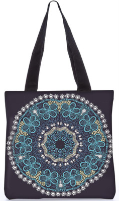 

Snoogg Indian Pattern Poly Canvas Fashion Handbag Shopping Shoulder Lunch Tote Bag For Women 23638 Shoulder Bag(Multicolor, 5 L)