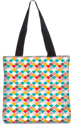 

Snoogg Indian Pattern Poly Canvas Fashion Handbag Shopping Shoulder Lunch Tote Bag For Women 21421 Shoulder Bag(Multicolor, 5 L)