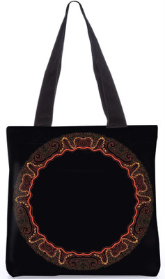 

Snoogg Indian Pattern Poly Canvas Fashion Handbag Shopping Shoulder Lunch Tote Bag For Women 23511 Shoulder Bag(Multicolor, 5 L)