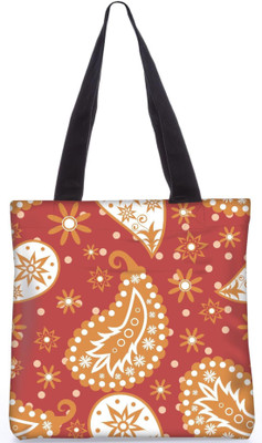 

Snoogg Indian Pattern Poly Canvas Fashion Handbag Shopping Shoulder Lunch Tote Bag For Women 23024 Shoulder Bag(Multicolor, 5 L)