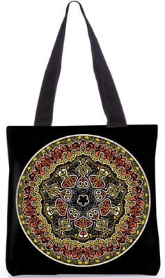 

Snoogg Indian Pattern Poly Canvas Fashion Handbag Shopping Shoulder Lunch Tote Bag For Women 23391 Multipurpose Bag(Multicolor, 5 L)
