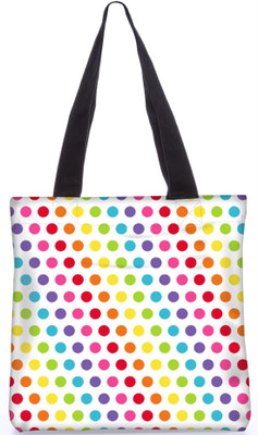 

Snoogg Indian Pattern Poly Canvas Fashion Handbag Shopping Shoulder Lunch Tote Bag For Women 21848 Shoulder Bag(Multicolor, 5 L)