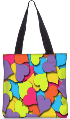 

Snoogg Indian Pattern Poly Canvas Fashion Handbag Shopping Shoulder Lunch Tote Bag For Women 21587 Shoulder Bag(Multicolor, 5 L)