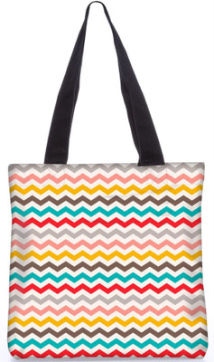 

Snoogg Indian Pattern Poly Canvas Fashion Handbag Shopping Shoulder Lunch Tote Bag For Women 21417 Shoulder Bag(Multicolor, 5 L)