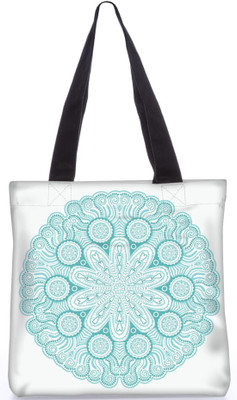 

Snoogg Indian Pattern Poly Canvas Fashion Handbag Shopping Shoulder Lunch Tote Bag For Women 23797 Shoulder Bag(Multicolor, 5 L)