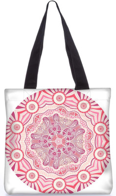 

Snoogg Indian Pattern Poly Canvas Fashion Handbag Shopping Shoulder Lunch Tote Bag For Women 23726 Shoulder Bag(Multicolor, 5 L)