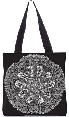 

Snoogg Indian Pattern Poly Canvas Fashion Handbag Shopping Shoulder Lunch Tote Bag For Women 23306 Shoulder Bag(Multicolor, 5 L)