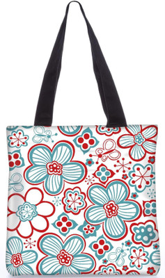 

Snoogg Indian Pattern Poly Canvas Fashion Handbag Shopping Shoulder Lunch Tote Bag For Women 23775 Shoulder Bag(Multicolor, 5 L)