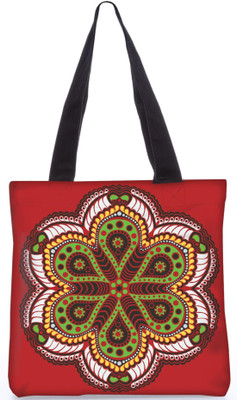 

Snoogg Indian Pattern Poly Canvas Fashion Handbag Shopping Shoulder Lunch Tote Bag For Women 23290 Multipurpose Bag(Multicolor, 5 L)