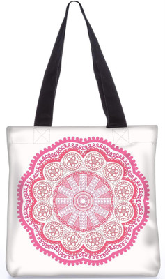 

Snoogg Indian Pattern Poly Canvas Fashion Handbag Shopping Shoulder Lunch Tote Bag For Women 23695 Shoulder Bag(Multicolor, 5 L)