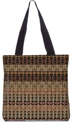 

Snoogg Indian Pattern Poly Canvas Fashion Handbag Shopping Shoulder Lunch Tote Bag For Women 21552 Shoulder Bag(Multicolor, 5 L)