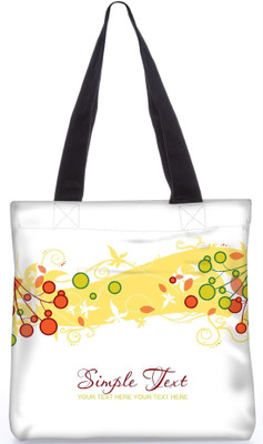 

Snoogg Indian Pattern Poly Canvas Fashion Handbag Shopping Shoulder Lunch Tote Bag For Women 21932 Shoulder Bag(Multicolor, 5 L)