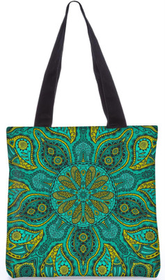 

Snoogg Indian Pattern Poly Canvas Fashion Handbag Shopping Shoulder Lunch Tote Bag For Women 21671 Multipurpose Bag(Multicolor, 5 L)