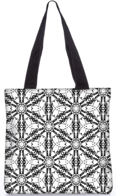 

Snoogg Indian Pattern Poly Canvas Fashion Handbag Shopping Shoulder Lunch Tote Bag For Women 22095 Shoulder Bag(Multicolor, 5 L)
