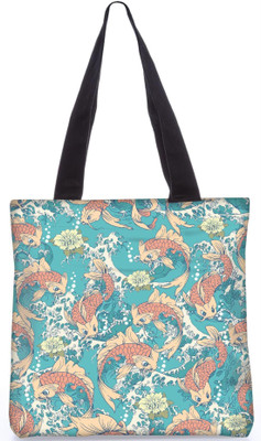 

Snoogg Indian Pattern Poly Canvas Fashion Handbag Shopping Shoulder Lunch Tote Bag For Women 21617 Shoulder Bag(Multicolor, 5 L)