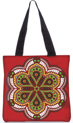 

Snoogg Indian Pattern Poly Canvas Fashion Handbag Shopping Shoulder Lunch Tote Bag For Women 23641 Multipurpose Bag(Multicolor, 5 L)