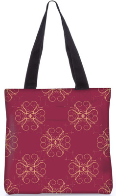 

Snoogg Indian Pattern Poly Canvas Fashion Handbag Shopping Shoulder Lunch Tote Bag For Women 22673 Shoulder Bag(Multicolor, 5 L)