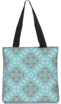 

Snoogg Indian Pattern Poly Canvas Fashion Handbag Shopping Shoulder Lunch Tote Bag For Women 21930 Shoulder Bag(Multicolor, 5 L)