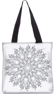 

Snoogg Indian Pattern Poly Canvas Fashion Handbag Shopping Shoulder Lunch Tote Bag For Women 23490 Shoulder Bag(Multicolor, 5 L)