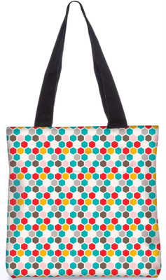

Snoogg Indian Pattern Poly Canvas Fashion Handbag Shopping Shoulder Lunch Tote Bag For Women 21424 Multipurpose Bag(Multicolor, 5 L)