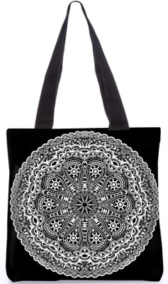 

Snoogg Indian Pattern Poly Canvas Fashion Handbag Shopping Shoulder Lunch Tote Bag For Women 23791 Multipurpose Bag(Multicolor, 5 L)
