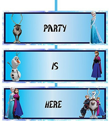 

PARTY PROPZ DOOR BOARD BANNER PACK OF 1/FROZEN PARTY DECORATION/FROZEN PARTY SUPPLIES/FROZEN PARTY ACCESSORIES DOOR Banner(6 ft, Pack of 1)