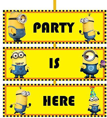 

PARTY PROPZ DOOR BANNER PACK OF 1/MINION PARTY Banner(6 ft, Pack of 1)