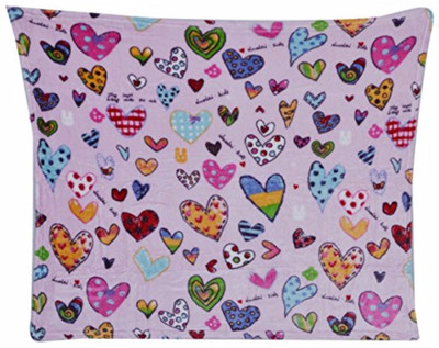 

GURU KRIPA Baby Products Printed  Hooded Baby Blanket(Polyester, Purple