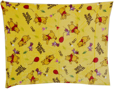 

GURU KRIPA Baby Products Printed  Hooded Baby Blanket(Polyester, Yellow