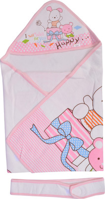 

Momsyard Cartoon, Printed  Crib Baby Blanket(Polyester, Pink
