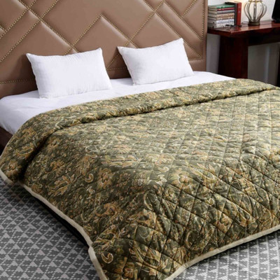 

Solaj Paisley Double Comforter(Cotton, Green)