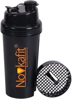 

Novkafit Shaker Bottle, 700 ml 700 ml Shaker(Pack of 1, Black)