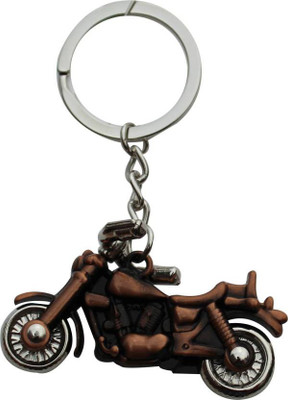 

Madhuraj Designer Bike Stylish High Quality Metal Key Chain(Brown)