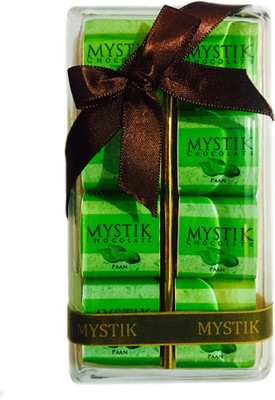 

Mystik Premium Paan Flavour White Chocolate Gift Box (8 Pc) Brittles(144 g)
