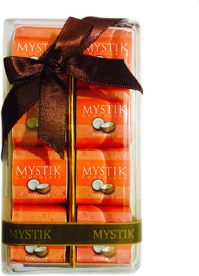 

Mystik Premium Coconut Flavour Milk Chocolate Gift Box (8 Pc) Fudges(144 g)