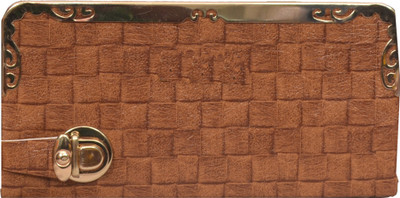 

mango star Casual Brown Clutch