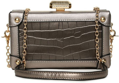 

Elle Casual Grey Clutch