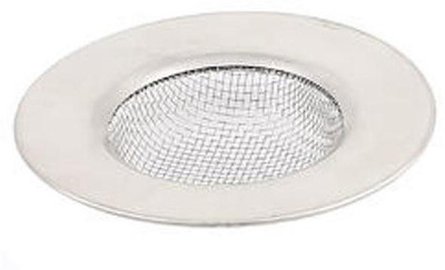 

PK Aqua 2 Pcs WashBasin SS Metal Mesh Strainer/Stopper Trap-Hair Catcher. Strainer(Silver)