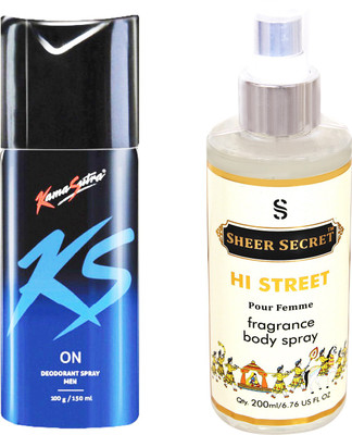 

KamaSutra ON with SHEER SECRET HI STREET WOMEN(Set of 2)
