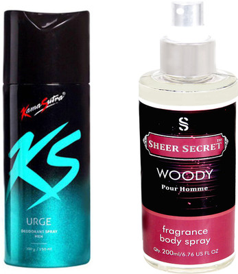 

KamaSutra URGE with SHEER SECRET WOODY MEN(Set of 2)
