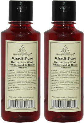 

Khadi Pure Pure Herbal Sandalwood & Honey Face Wash(420 ml)