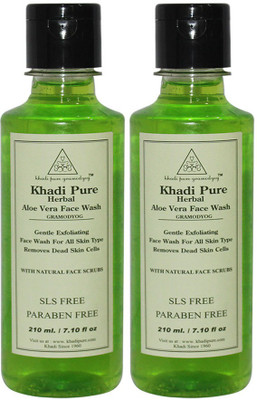 

Khadi Pure Pure Herbal Aloevera Face Wash SLS-Paraben Free Face Wash(420 ml)