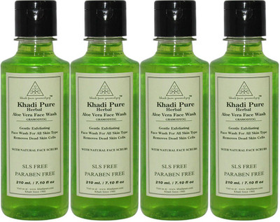 

Khadi Pure Pure Herbal Aloevera Face Wash SLS-Paraben Free Face Wash(840 ml)