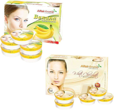 

Alfair Aroma Banana White Chocolate Facial Kit 900 g(Set of 2)