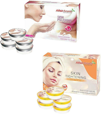 

Alfair Aroma Skin Polishing Skin Tightening Facial Kit 900 g(Set of 2)