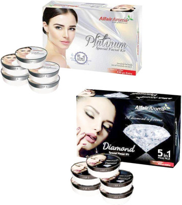 

Alfair Aroma Platinum Diamond Facial Kit 900 g(Set of 2)
