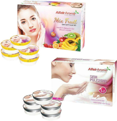 Alfair Aroma Mix Fruit Skin Polishing Facial Kit 900 g(Set of 2)